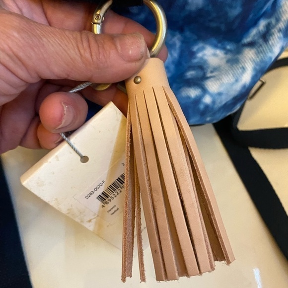 NWT BLUE & TAN MINI BACKPACK/HANDBAG - Picture 7 of 13